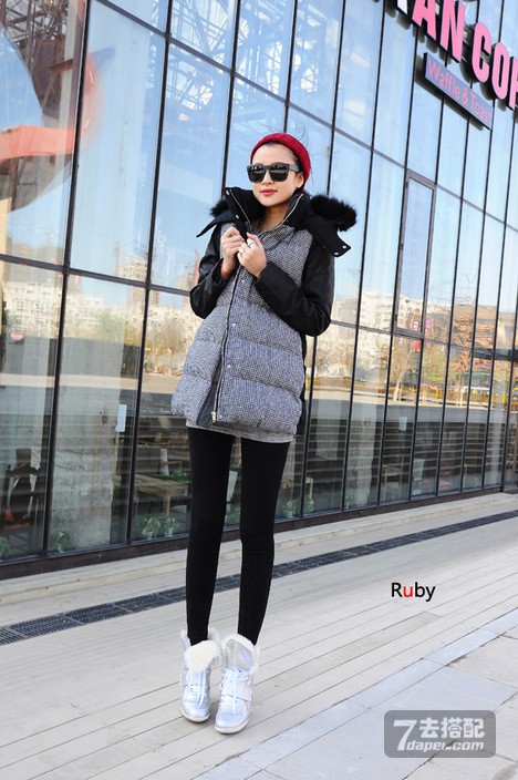 腰太粗+腿太粗+显细 冬季穿搭展现曲线身材喔