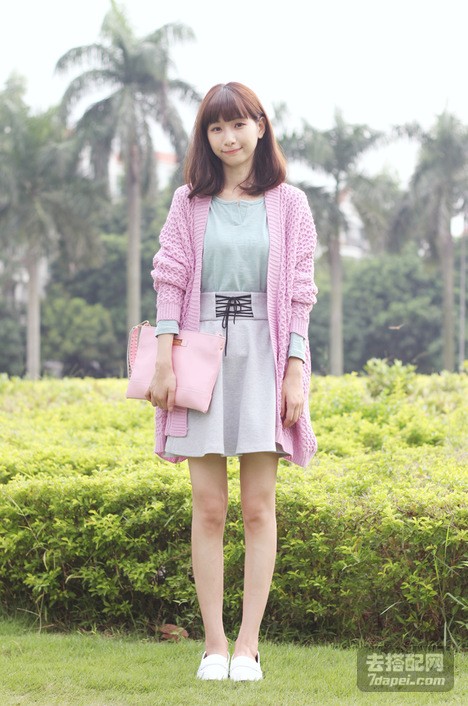 秋天+针织+开衫 秋高气爽慵懒随意提升你气质