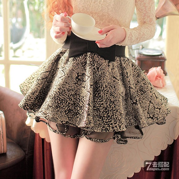 2012要温暖也要性感 秋冬短裙穿起来!