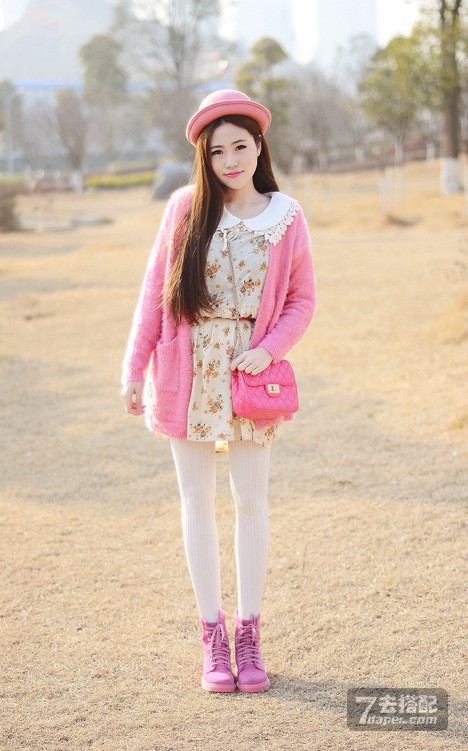 矮个子+气质秋搭  浪漫之秋 粉嫩到爆~