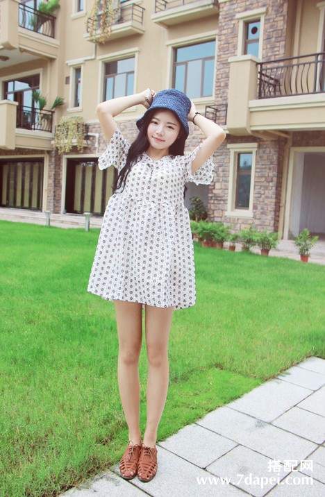 夏季+矮个子+清新 显高搭配清凉一夏哦~