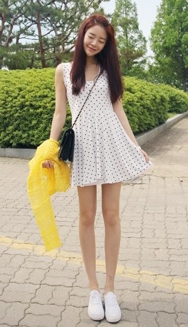 夏季+甜美+小个子搭 夏日休闲韩风