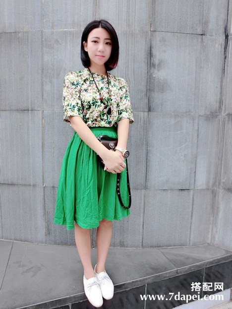 夏季+优雅+矮个子 黄金比例搭配还减龄哦