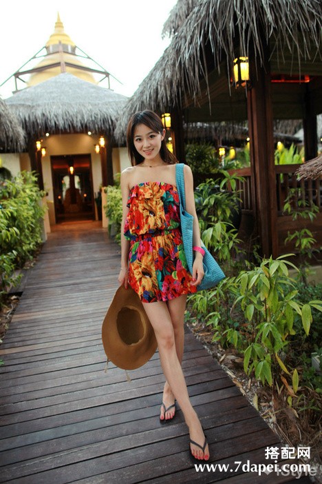 夏季+连衣裙+清新 为夏日带来舒适与清爽