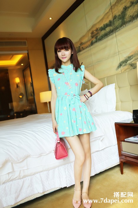 夏天+连衣裙+显高 突显熟女风韵