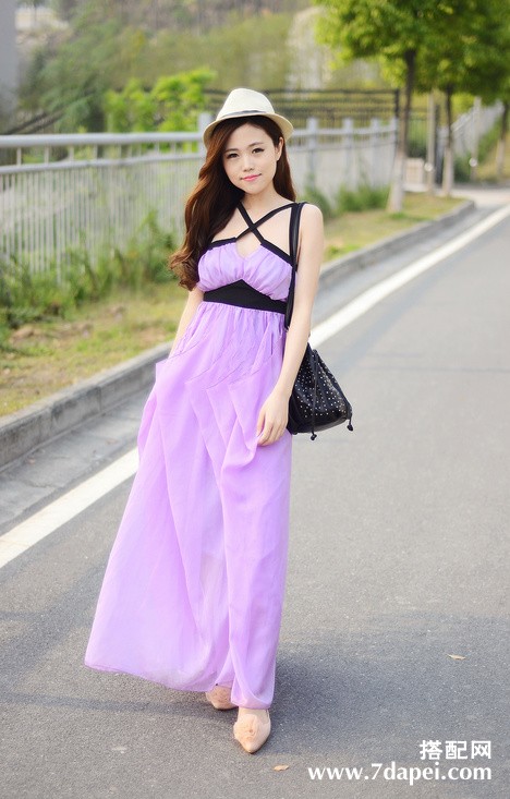 夏季+连衣裙+矮个子 甜美出街清新迷翻男友