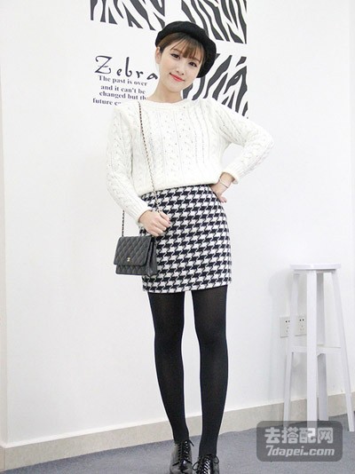 春天+毛衣+包臀裙 2015春季流行穿搭