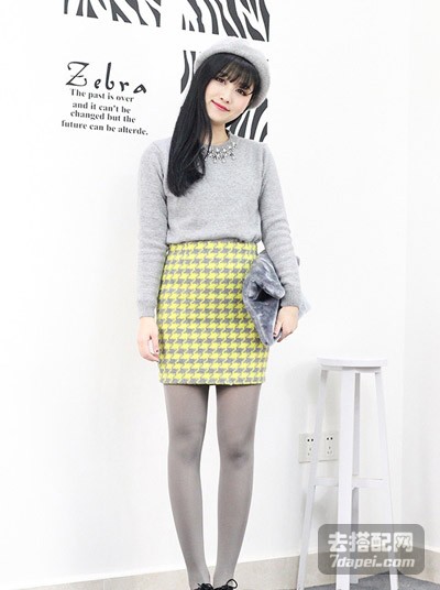 春天+毛衣+包臀裙 2015春季流行穿搭