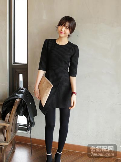 春天+丝袜+连衣裙 魅力四射显身材