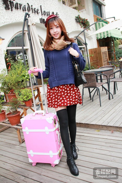 秋季显个性甜美 显身材比例+拉长腿型~