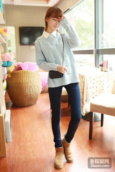 初冬温暖瘦腿穿搭 再也不怕腿粗啦~