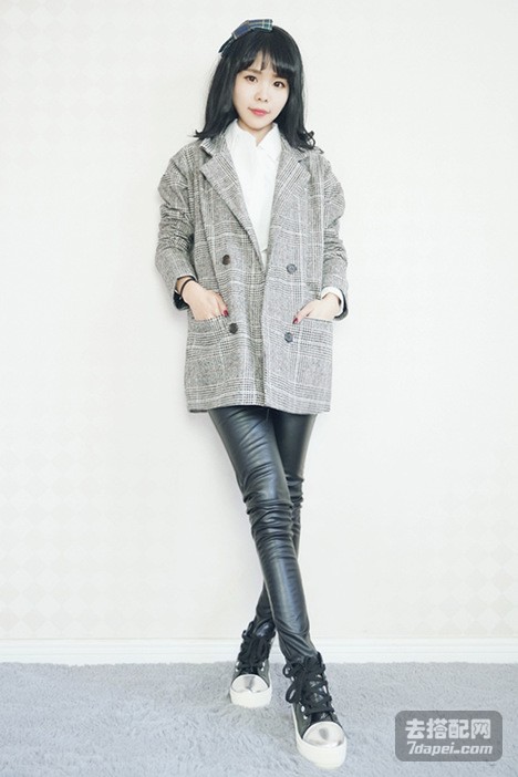 矮个子秋季瘦腿示范搭 给秋天带来一点随意懒惰的气质吧！