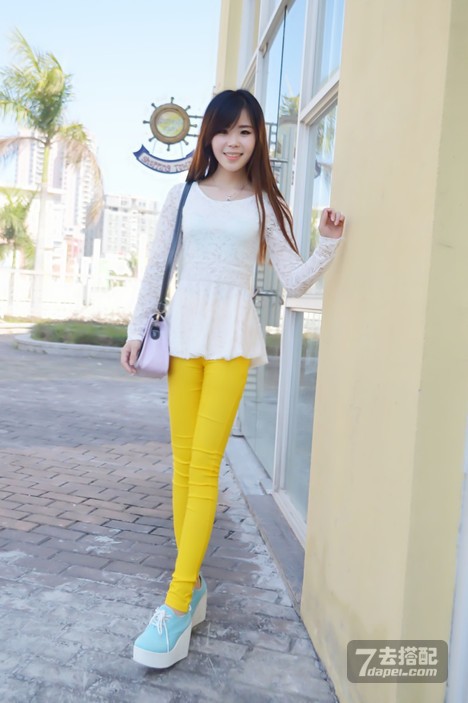 2014初春+矮个子 日韩气质搭 增高示范搭~