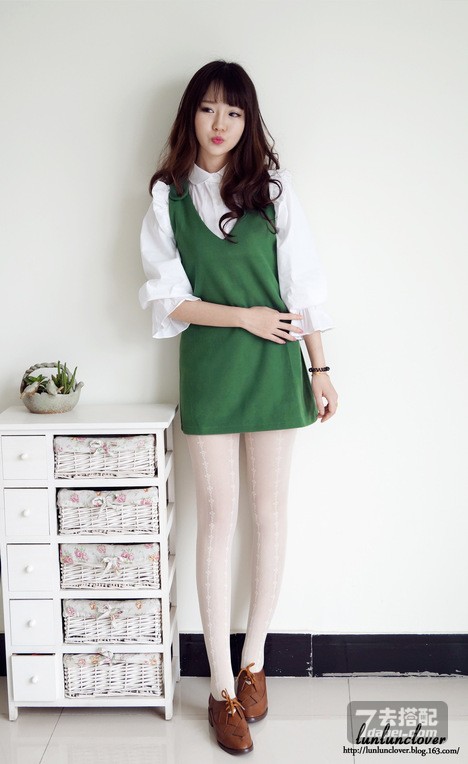 春装+裙装 春季矮个子显高示范搭~