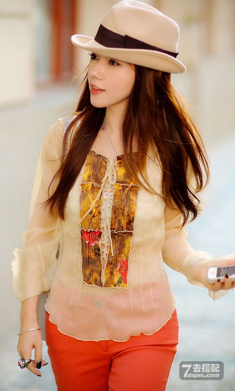 让人心动的雪纺衫 绽放女性美丽