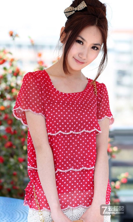 小清新+显瘦范 出街百搭显个