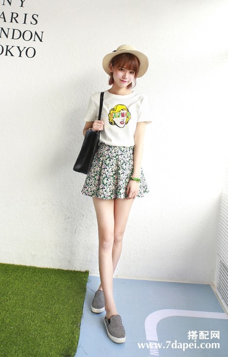 夏季+显瘦+甜美 逛街约会妥妥的