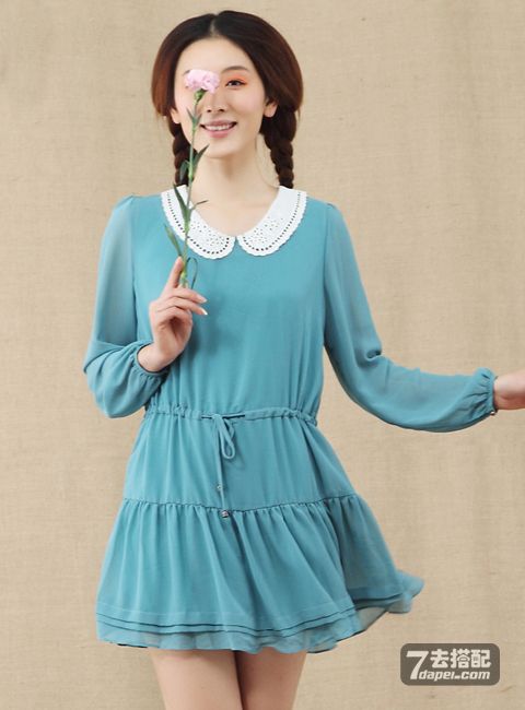 甜美春款连衣裙 清新优雅范