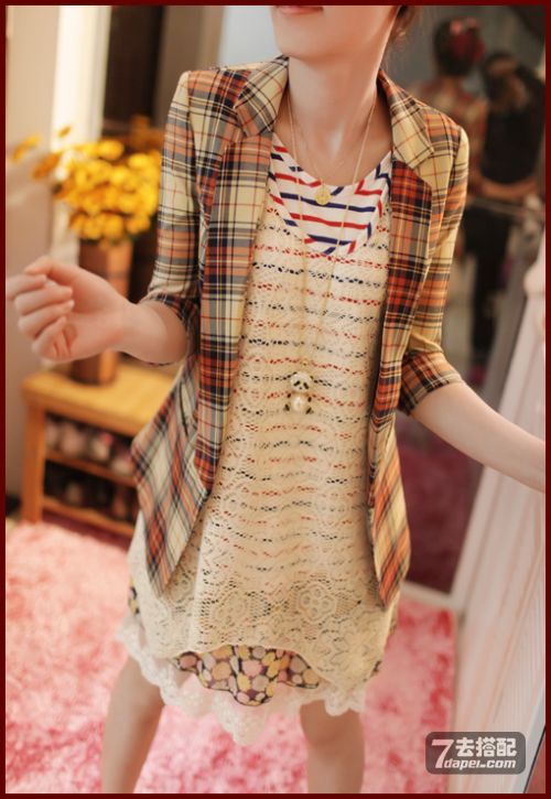 小西服气质修身春搭 开运不可错过的装扮