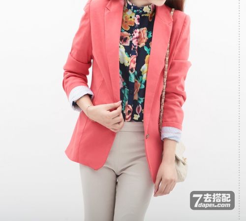 小西服气质修身春搭 开运不可错过的装扮
