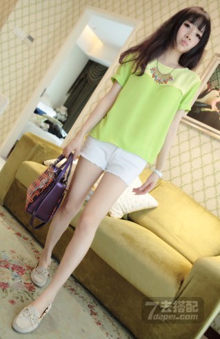 韩范+气质+连衣裙 倍儿显瘦