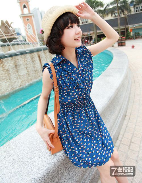 甜美雪纺 彰显柔媚女性时尚气质