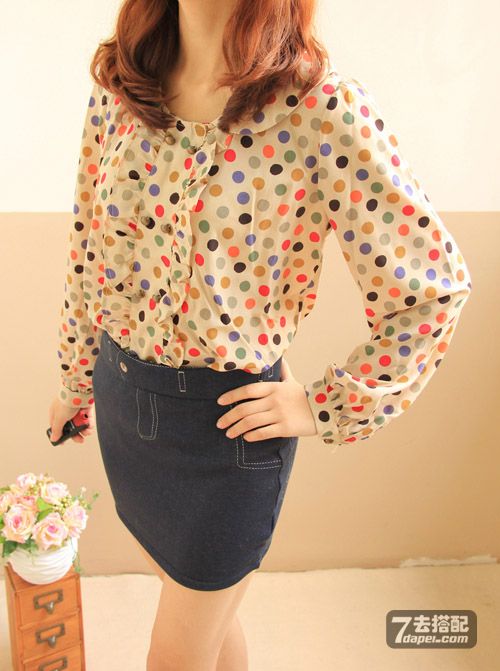 2013百搭衬衫突显优雅清新范