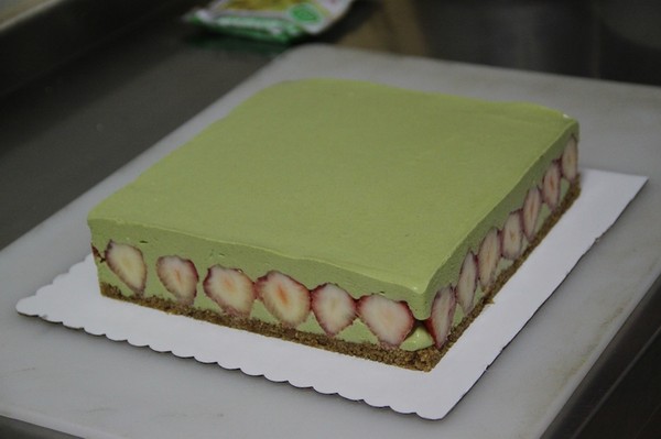 抹茶冻芝士蛋糕