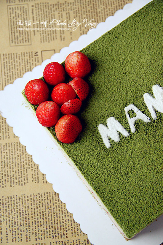 抹茶冻芝士蛋糕