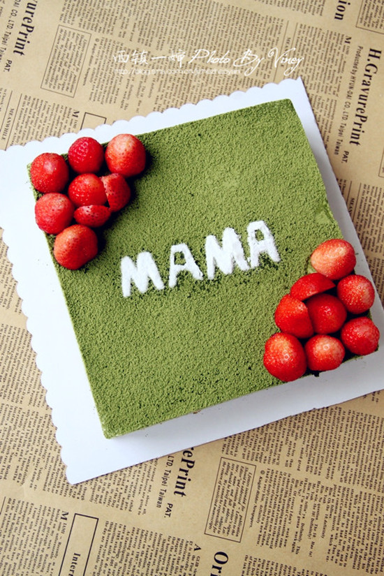 抹茶冻芝士蛋糕