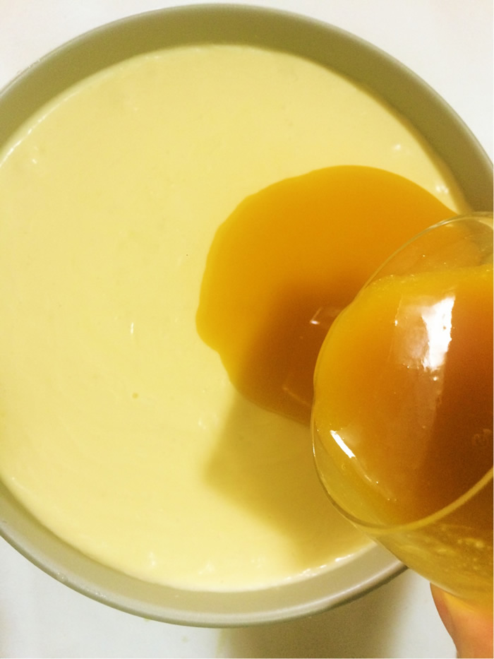 芒果冻芝士蛋糕