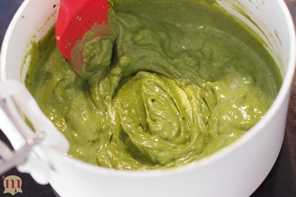 抹茶蜜豆慕斯蛋糕