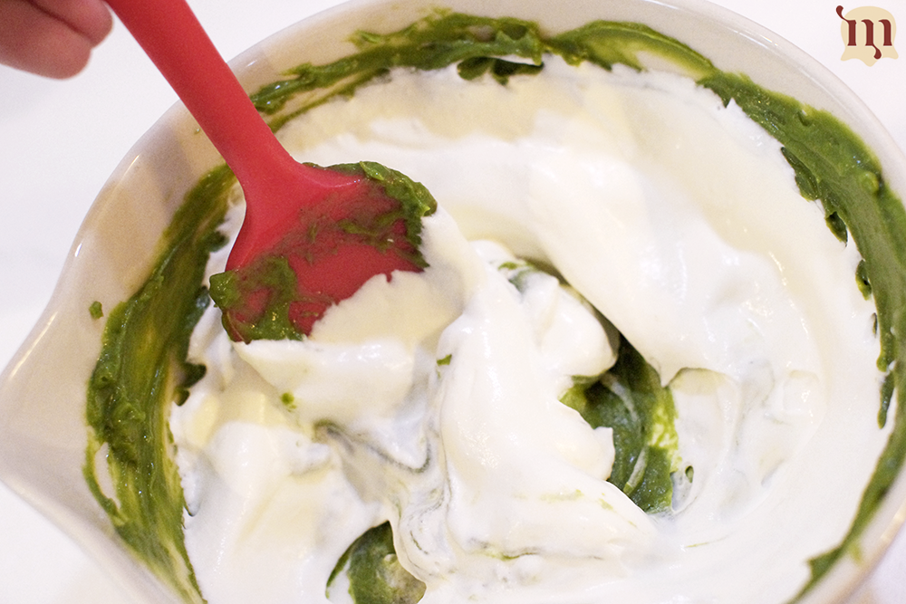 抹茶蜜豆慕斯蛋糕