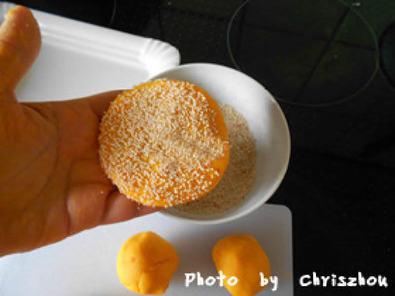 【香糯的南瓜饼】---秋天的美味