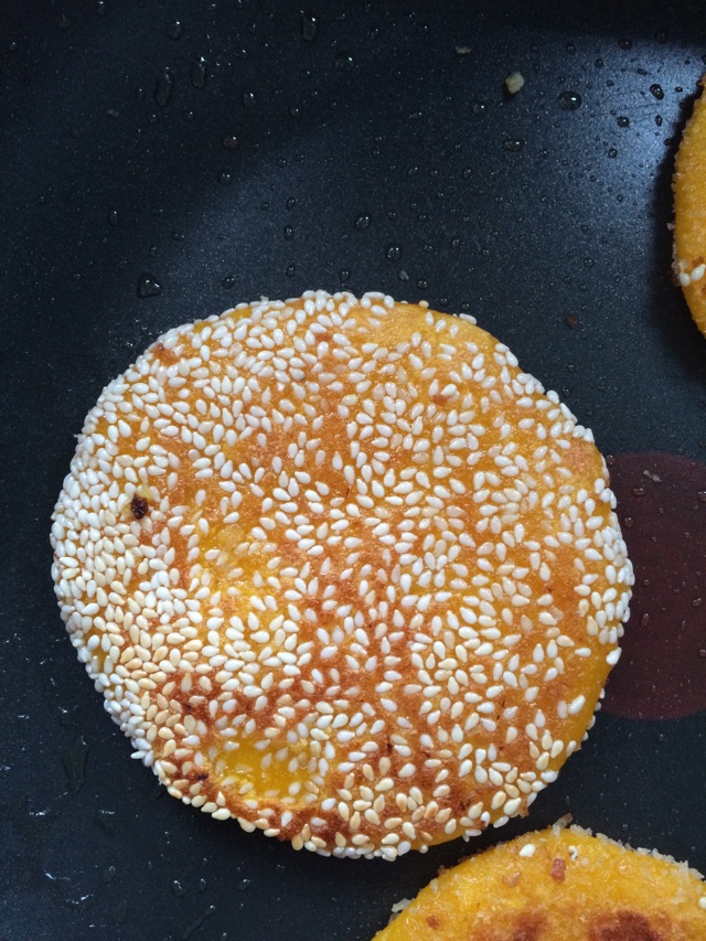 黄金软糯南瓜饼