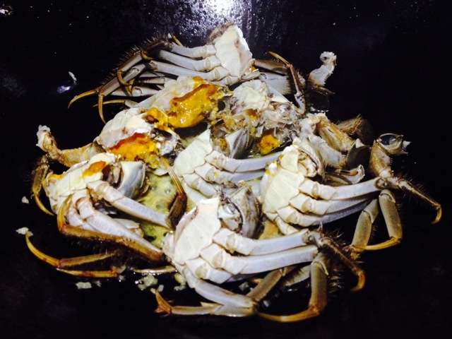 香辣酱炒大闸蟹