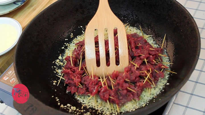 牙签牛肉