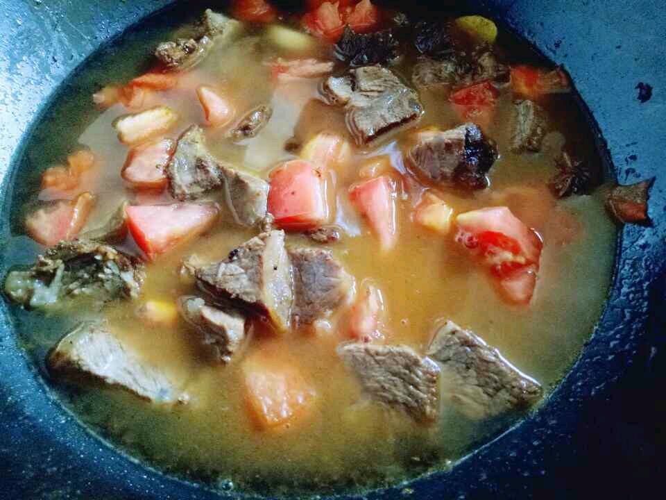 番茄土豆炖牛肉