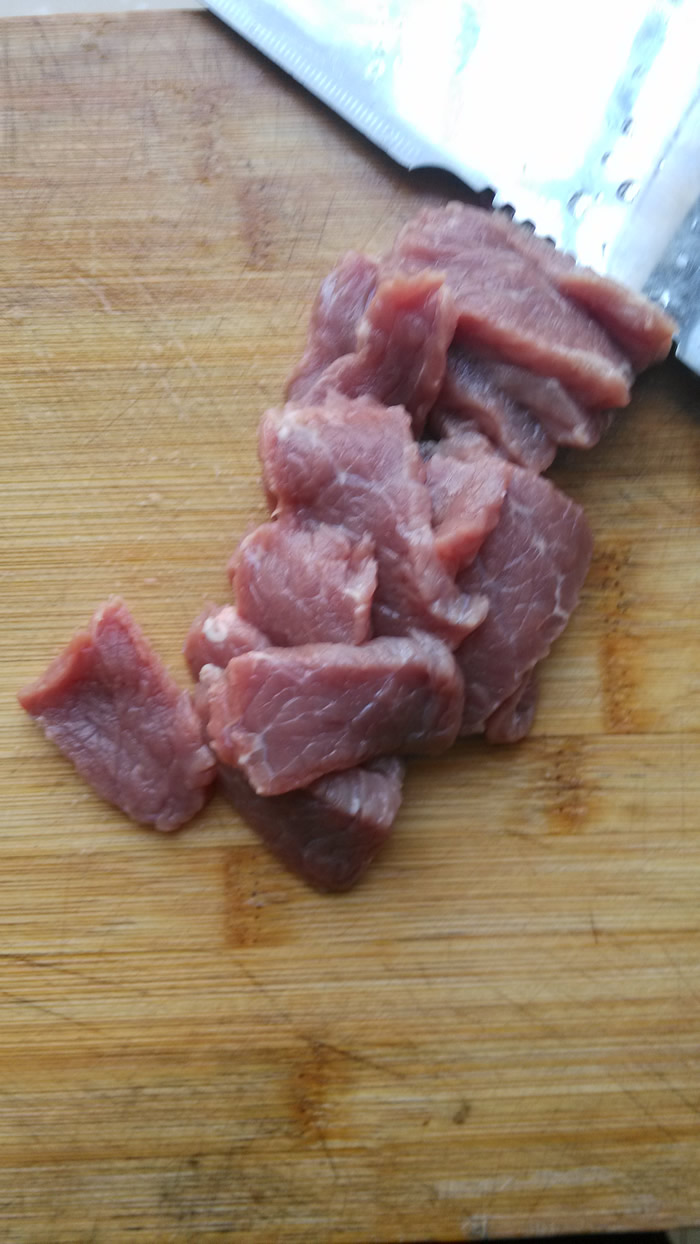 大喜大牛肉粉试用之彩椒炒牛里脊