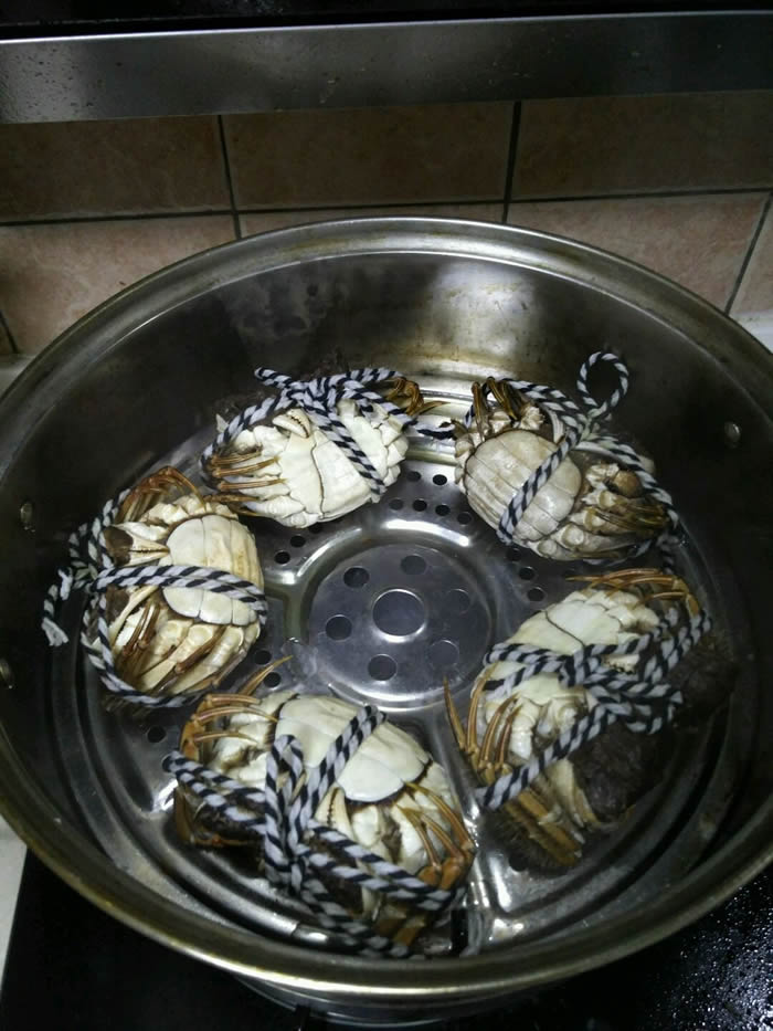 清蒸螃蟹的清洗
