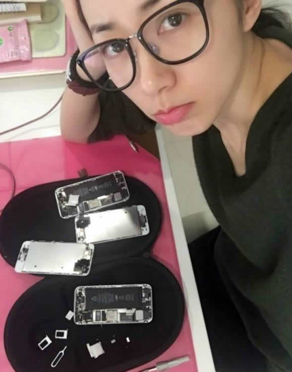 韩雪再拆安卓手机 出生军人家庭，父亲是机电工程师