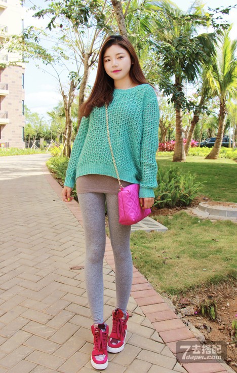 2014春天+怎么穿搭才显甜美可爱气质？