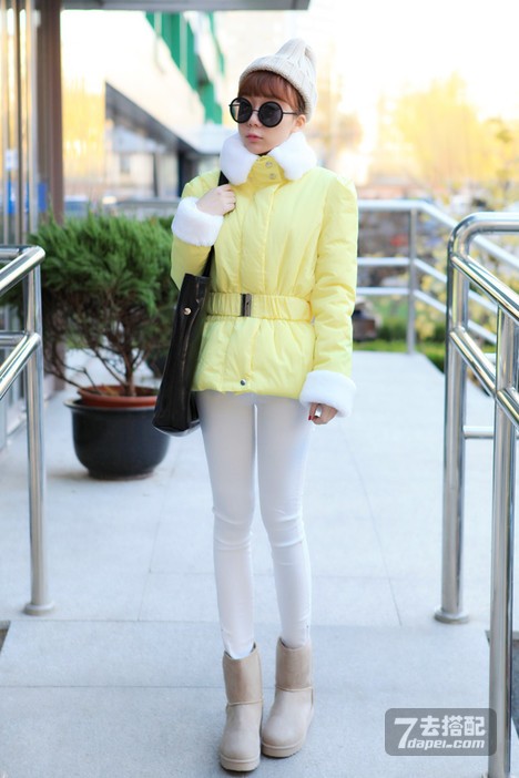 冬季怎么搭配棉服不臃肿显瘦呢？冬季显个子