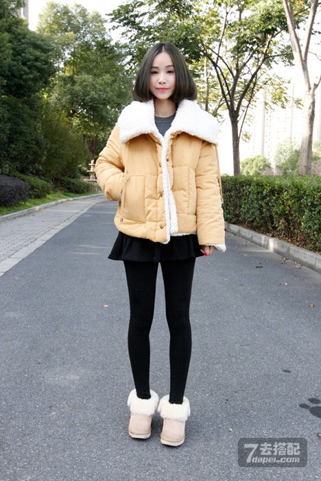 冬季怎么搭配棉服不臃肿显瘦呢？冬季显个子