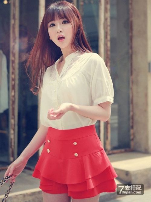 小个子美眉如何显高挑+甜美搭配？