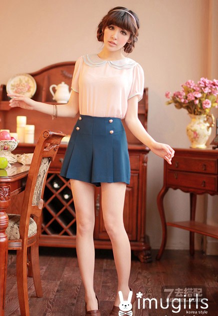 魅力雪纺衫，美丽一季 小清新范