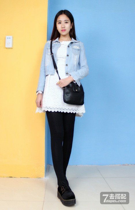 嫌腿太粗了？牛仔衣服来帮忙，显细腿吸睛~