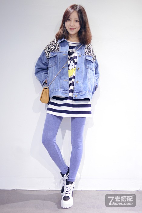 怎么搭配牛仔显个子高？矮个子牛仔示范搭，显个子~