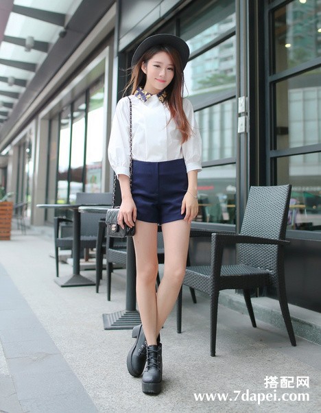 夏天+短裤如何搭配才能穿出气质？