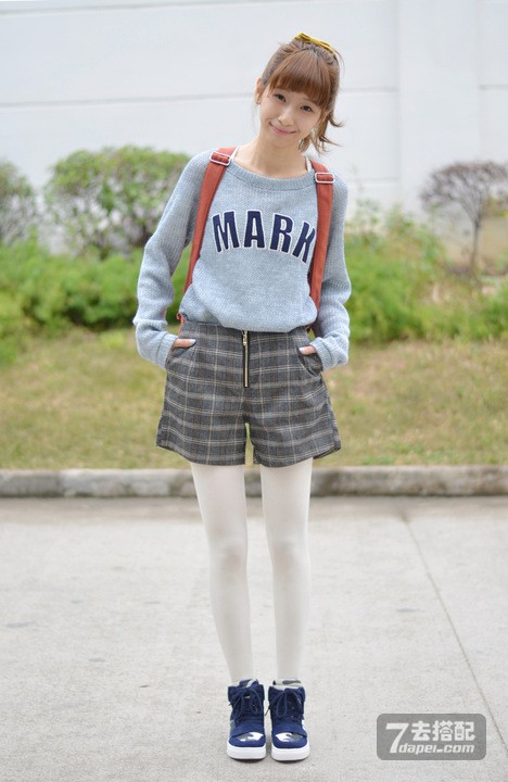 2014春天+矮个子怎么穿搭才显个子高？